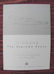 Cover to the Nibbāna book