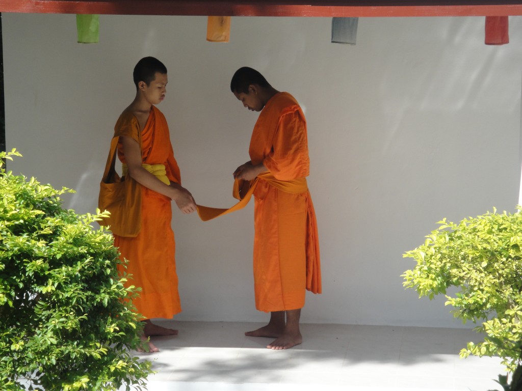 Monks at Wat Pa Phai, Luang Prabang