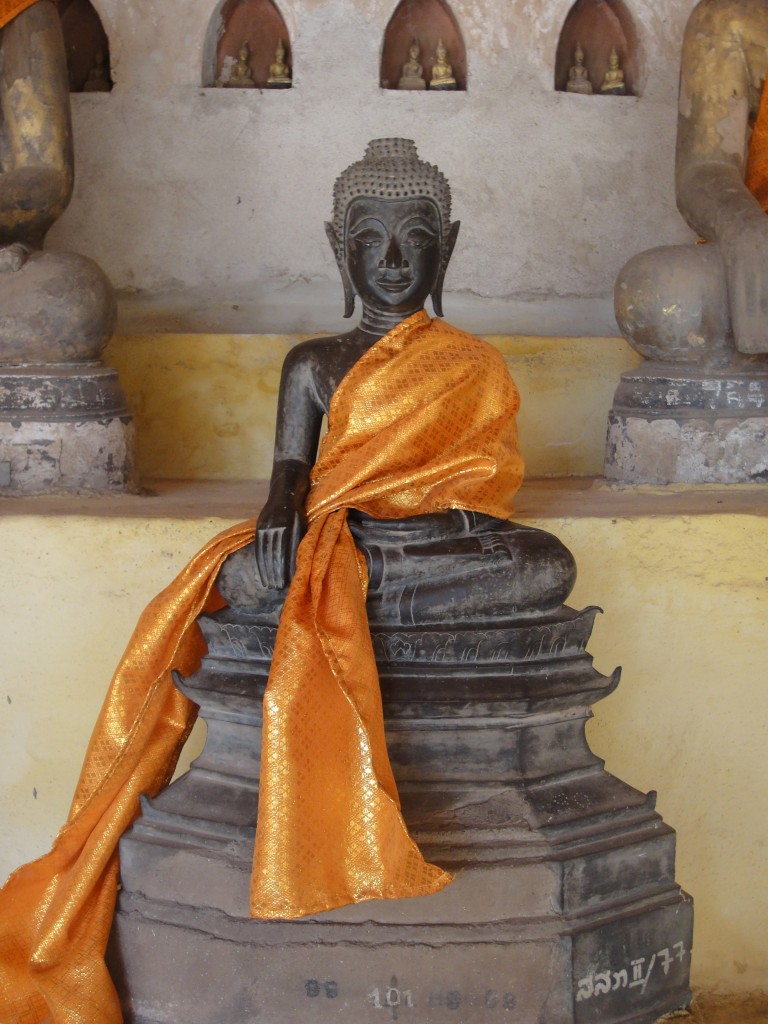 Smiling Buddha at Wat Sisaket, Vientiane