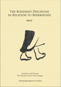 Cover Part II Bhikkhuni Book